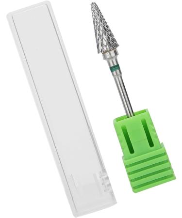 Tungsten Steel Nail Art Manicure Drill Electric Pedicure Manicure Grinding Head (Green Label) Gr nes Etikett - Buy Online on SooperMarket.com