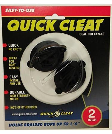 Quick Cleat No-Knot Kayak Cleat (2 Pack) - 1/4 Rope Compatibility - Buy Online on SooperMarket.com