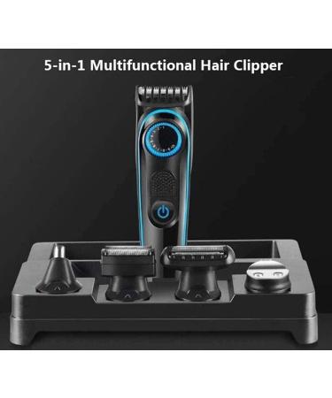 Buy 6-in-1 Rechargeable Waterproof Electric Razor for Men | Precision Trimmer & Hair Clippers | Wet & Dry Shaver Easy Clean - International Shipping Available - Buy Online on SooperMarket.com