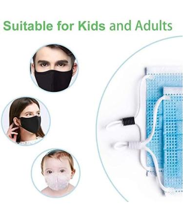 GBSYU 200 PCS Cord Locks for Mask  Elastic Adjuster Silicone Cord Stopper No Slip Earloop Toggles for Drawstring Buckle Clasp Spring  for Drawstrings Elastic Cord Adjuster Non-Slip Stopper  White - Buy Online on SooperMarket.com