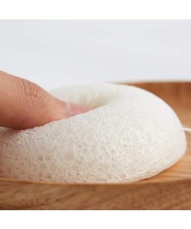 1pc Konjac Facial Sponge Natural Activated Ingredient Face Cleansing Sponge Exfoliating Tool Loofah Puff Body Shower Sponge(matcha Green) - Buy Online on SooperMarket.com