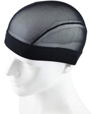 Buy Tosssper Black Mesh Elastic Wig Caps - Open End Fish Net Dome Hat for Women | Perfect Wig Accessories - Buy Online on SooperMarket.com