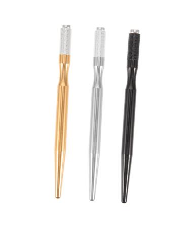 Housoutil 3pcs Eyebrow Pencil Eyebrow Pen Eyebrow Microblade Needle Eyebrow Makeup Tool Waist Hand Pen