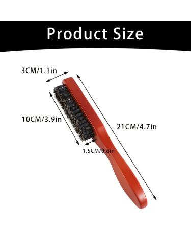 Boar Bristle Hair Brush for Men - Soft Beard Styling Tool for Growth and Texture - Buy Online on SooperMarket.com