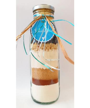 Chocolate cake baking mix in 500ml jar/bottle