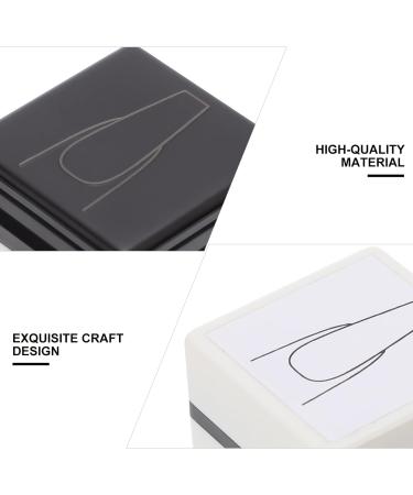 Nail Practice Stamp Nail Dyhadrator Manicurist Manicure Practice Stamper Nail Practice Tool Silicone Nail Stamper Nail Tools Manicure Art Practice Stamper Manicure Supply Seal Mold White - Buy Online on SooperMarket.com