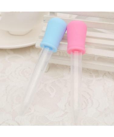 2pcs Baby Medicine Feeder Medicine Dropper Feeder Newborn Liquid Dropper Silicone 5ml Pipette Medicine Dispensers (Blue+Pink) Baby products - Buy Online on SooperMarket.com