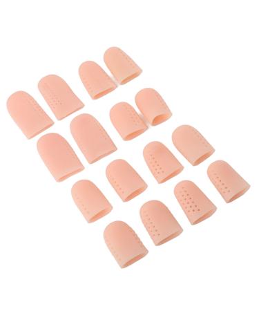 LBEC Big Toe Sleeves Hammer Toe Sleeves Ingrown Toenails ML Size 8 Pairs Silicone Big Toe Scrubbing