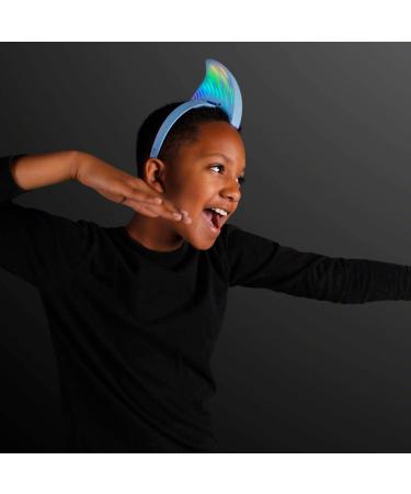 LED Shark Fin Headband - Light Up Flashing Blinky Lights - Buy Online on SooperMarket.com