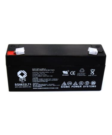 SPS Brand 6V 3.2Ah (Termina LT1) Replacement Battery for Werker WKA6-3.3F