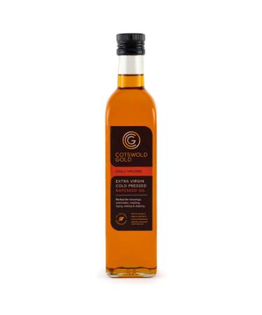 Cotswold Gold Chilli Infused Rapeseed Oil 500 ml Chilli Infused 500 ml (Pack of 1)