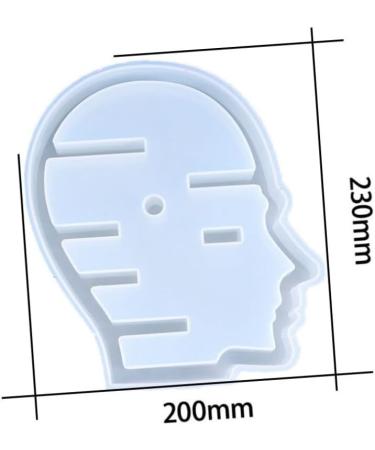 Silicone Mold DIY Mold Reusable Mold Mould for DIY Adornment Mould DIY Mould Decoration Mold Ornament Mold Decorative Mold Casting Mold Accessories Epoxy White Silica Gel - Buy Online on SooperMarket.com