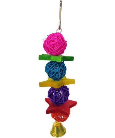 7-Piece Parrot Toys Set - Swing Toys Wooden Ladder & Rope Bars for Small to Medium Birds | Durable & Fun Bird Enrichment - Buy Online on SooperMarket.com