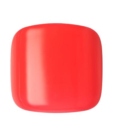 KISS imPRESS Fruity Candy Deep Red Pedicure Fake Toenails Kit | Square Shaped Press-On Nails with Prep Pad, Mini Nail File, Cuticle Stick | 24 Fake Nails - Buy Online on SooperMarket.com