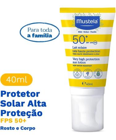 Mustela Very High Protection SPF 50+ Sun Lotion for The Face 40 ml - Buy Online on SooperMarket.com