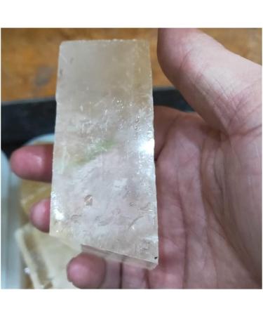 1PC 200g Natural unpolished Iceland Spar raw Calcite Rough Clear Calcspar Stones JZIGTDEM - Buy Online on SooperMarket.com