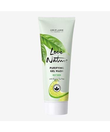 Oriflame love nature Purifying Gel Wash with Organic Tea Tree & Lime 125 ml