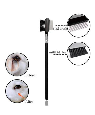 SKYPIA 5 Pcs Pet Grooming Kit for Dogs and Cats - Gentle Comb for Tangle Removal, Tear Stain Remover, Flea & Tick Removal - Dog Grooming Supplies - Buy Online on SooperMarket.com