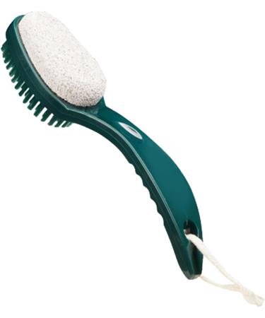 Wontool Foot Scrubber Brush | 2 in 1 Multifunctional Foot Scrubber Foot Care Tools - Comfortable Anti-Slip Bathroom Accessories Gentle Callus Remover for Feet Pumice Stone for Feet Green - Buy Online on SooperMarket.com