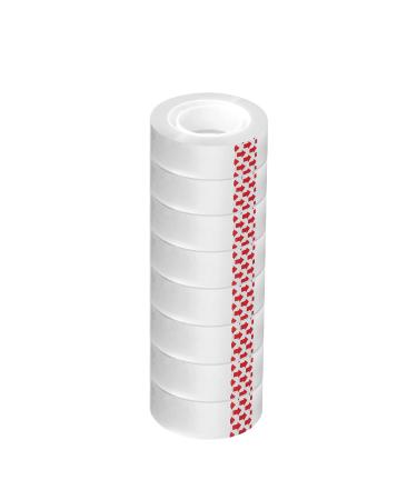 Zaprosze Transparent Tape Refills  8 Rolls of Invisible Tape 3/4 x 1000 inches  Glossy Gift wrap Tape for dispensers  Offices  Schools  Homes.