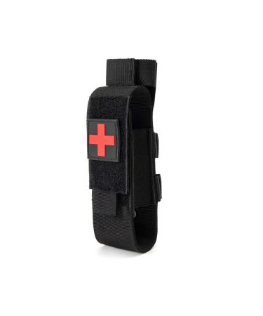 Feloyal Tourniquet holder Tactical Molle bag TQ Servant military pocket emergency equipment Pouch trauma medical scissors pocket tactical military first aid equipment case black