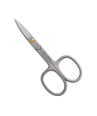 Otto Herder nail scissors footnail -professional nail scissors rustproof 9cm one -sided micro toothing with a golden adjustable screw - footnail scissors for fingernails and toenails 9 cm without etui