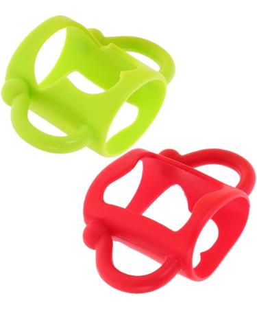 ibasenice 10 Pcs Silicone Bottle Handle Bottle Handles Bottle Accessories Self Feeding Bottle Handle Silicone Bottle Handle Wide Mouth Milk Bottle 13.00X7.00X6.50CMx5pcs Assorted Colorx5pcs - Buy Online on SooperMarket.com