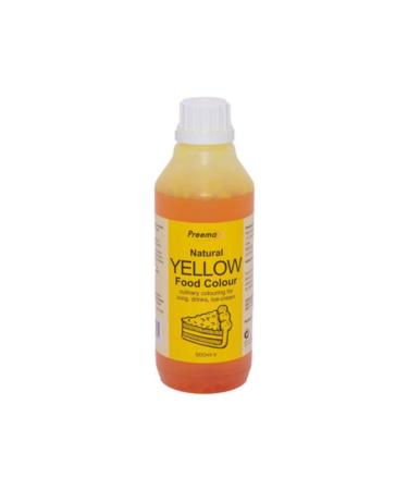 Yellow Food Colouring 500ML Preema
