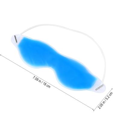 KOMBIUDA Cold Eye Pads Cooling Eye Paste Silicone Gel Eye Mask Gel Eye Cooling Eye Patches Cold Eye Patch Ice Eye Gel Sleep Eye Silicone Eye Patches Eye Gel Pads Cold The Summer Blindfold medium Blue - Buy Online on SooperMarket.com