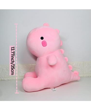 NatureMan Cute Dinosaur Plush Toy - Soft Kawaii Animal Doll for Kids Room Decoration (Pink) - Buy Online on SooperMarket.com
