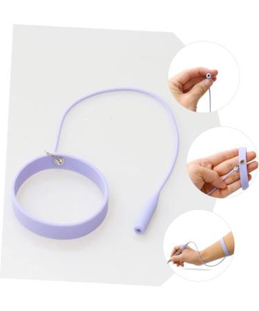 BELLIFFY Tweezers Silicone Bracelet Lash Tweezers Bracelet Lash Tweezer Wristband Professional Tweezers Useful Lash Tweezer Makeup Lash Applicator Pro Tools Eyelash Tools Purple - Buy Online on SooperMarket.com