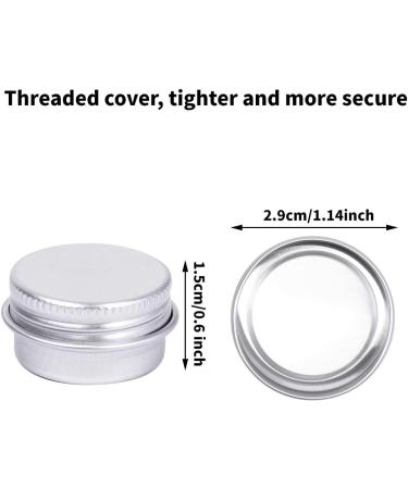 23-Piece 5ml Empty Cream & Lip Balm Jars Set with Lids - Perfect for DIY and Crafting | International Shipping - Buy Online on SooperMarket.com