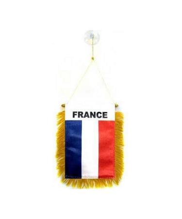 AZ FLAG Pennant France 15x10cm - FRENCH Mini Flag 10 x 15 cm - Car Pennant special car