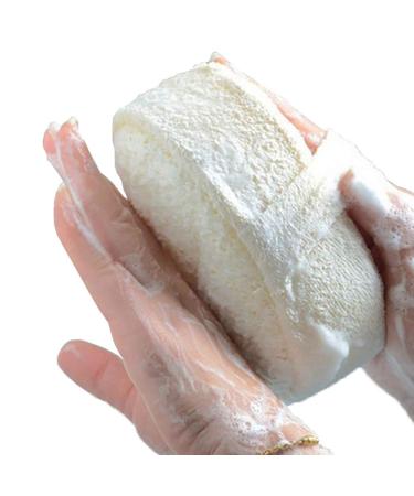Soft Bath Brush Loofah Sponge for Massage and Exfoliation - Back Spa Scrubber Glove for Shower - Natural Bathroom Tools - Buy Online on SooperMarket.com