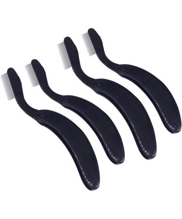 WOFASHPURET Curved Eyebrow Comb eyebrow comb plastic handle eyebrows comb plastic handle eyelash comb fold beauty Gentle Reminder - Buy Online on SooperMarket.com