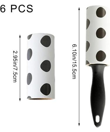 baixikly Lint Rollers Clothes Roller Sticky 2 Rollers 4 Refills Lint Removers Dog Cat Lint Remover Brushes Manual Lint Rollers for Pets Clothes Hair - Buy Online on SooperMarket.com