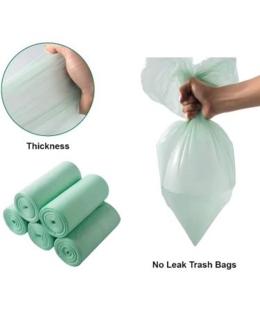 Buy 50 Organic Waste Bags 60L | Aurmoo 16 Gal Kitchen Food Waste Bags - Eco-Friendly Perfect for Kitchen Office & Living Room (60x80cm Green) - Buy Online on SooperMarket.com