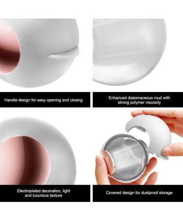 Reusable Gel Lint Roller - Washable Mini Dust Remover for Travel | Portable Travel-Friendly & Dustproof (White) - Buy Online on SooperMarket.com