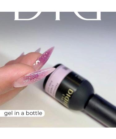 Didier Lab Premium Pink Glass Builder Gel 10ml - Nail Extension & Strengthener - LED UV Gel for Repair & Hardening - Buy Online on SooperMarket.com