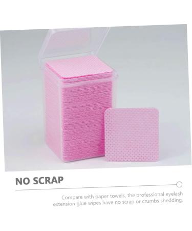 NOLITOY 1200 Pcs Lint-Free Eyelash & Nail Polish Remover Pads | Pure Cotton Cleaning Wipes for Eyelash Extensions & Nail Care - International Shipping Available - Buy Online on SooperMarket.com