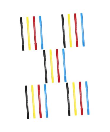 ABOOFAN 20 Pcs Baking Pen Edible Colouring Pen Pens for Decorating Cake Baking Coloring Tool Bakery Coloring Markers Chocolate Cookie Cake Decorating Pens Cooking Oil Bicuspid Plastic
