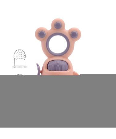 Baok Baby Fruit Schnuller Feeder | Food-Grade Silicone Baby Fruit Dispenser & Massage Toy for Toddlers - Buy Online on SooperMarket.com