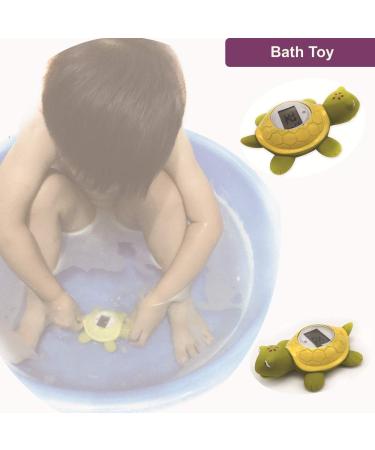 Digital Bath Thermometer & Room Thermometer - BPA Free, Waterproof, Floating Baby Turtle Toy - Buy Online on SooperMarket.com
