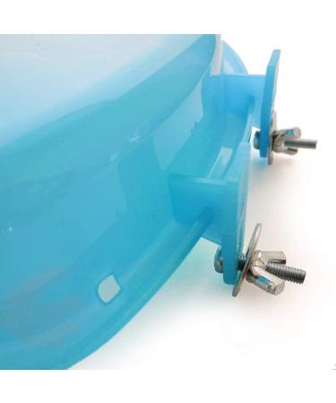 Hypeety Portable Bird Bath with Mirror - Blue Bird Bathtub for Pet Parrots - Buy Online on SooperMarket.com