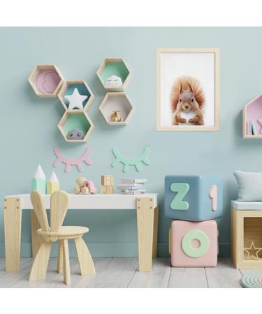 Forest Animals Poster Set - Set of 6 Children's Room Wall Art and Safari Decoration - Buy Online on SooperMarket.com