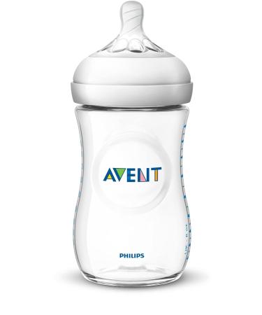 Philips AVENT Natural Baby Bottle Clear 9oz 2pk SCF013/27 | Set of 2 Bottles - 9oz Capacity - Buy Online on SooperMarket.com