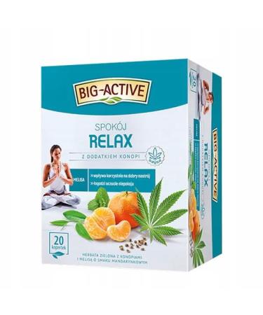ZIELONA RELAX Herbata Owocowa Naturalna Polska Herbapol