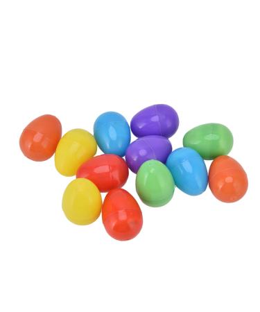 MINGZHE Easter Eggs Light Up Easter Eggs 12pcs Easter Eggs Light Up Glowing Decorative DIY Plastic Built in Battery Warm LED Easter Eggs for Holiday Decoration