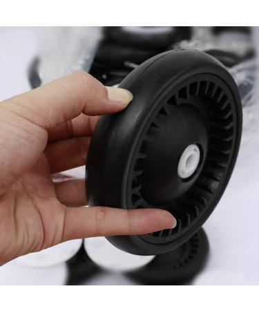 Buggy Wheel Pair - 360-Degree Flexible Stroller Accessories for Yoyo & Vovo - Robust Rubber Front & Back Wheels - Buy Online on SooperMarket.com