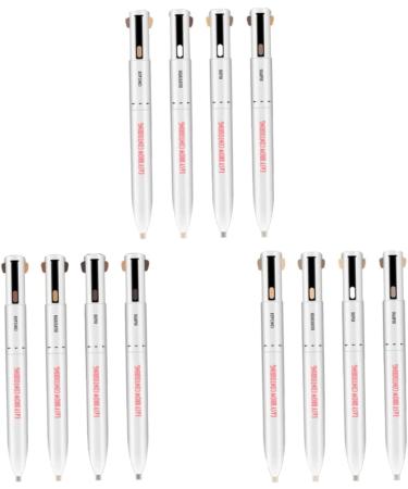 Eyebrow Contour Pen 4 in 1 Long Lasting Rotate Defining Highlighting Brow Pencil Medium Eyebrow Colours Make-up - Buy Online on SooperMarket.com